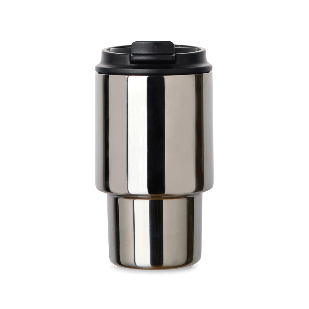 30% RCS-recycelter Edelstahl ToGo-Becher reflektierend
