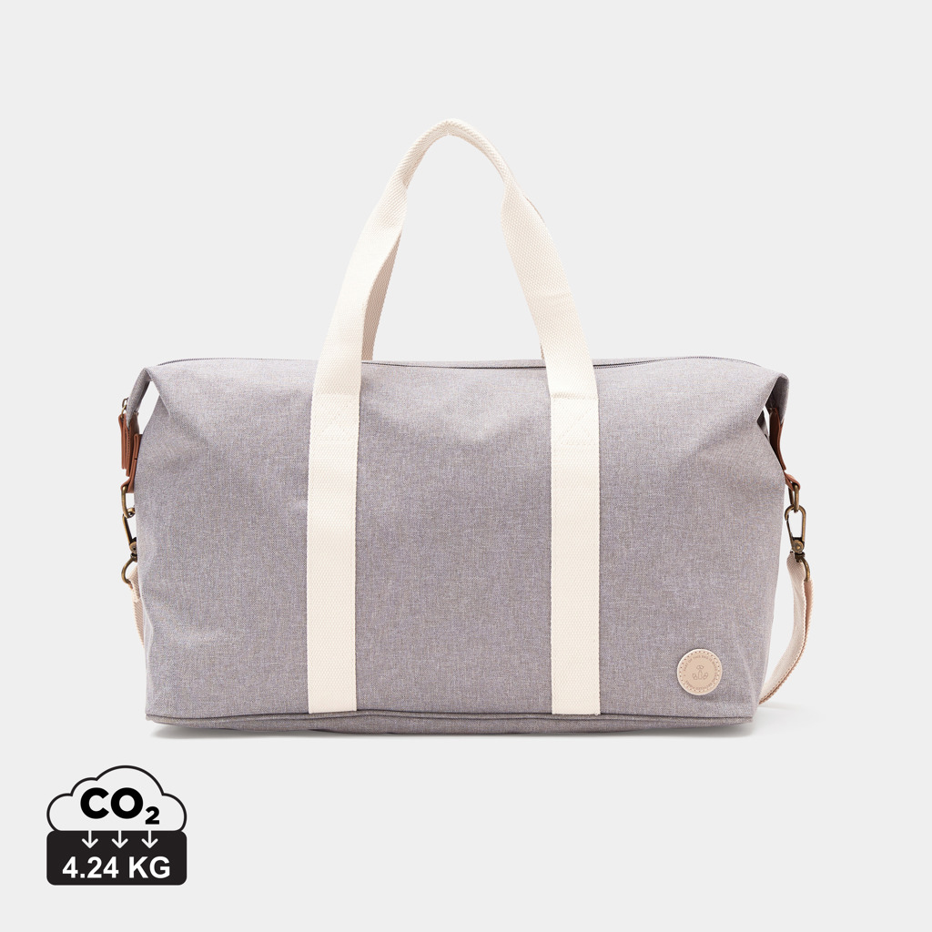 VINGA Sortino Wochenendtasche aus PET mit PU-Details, bestickbar