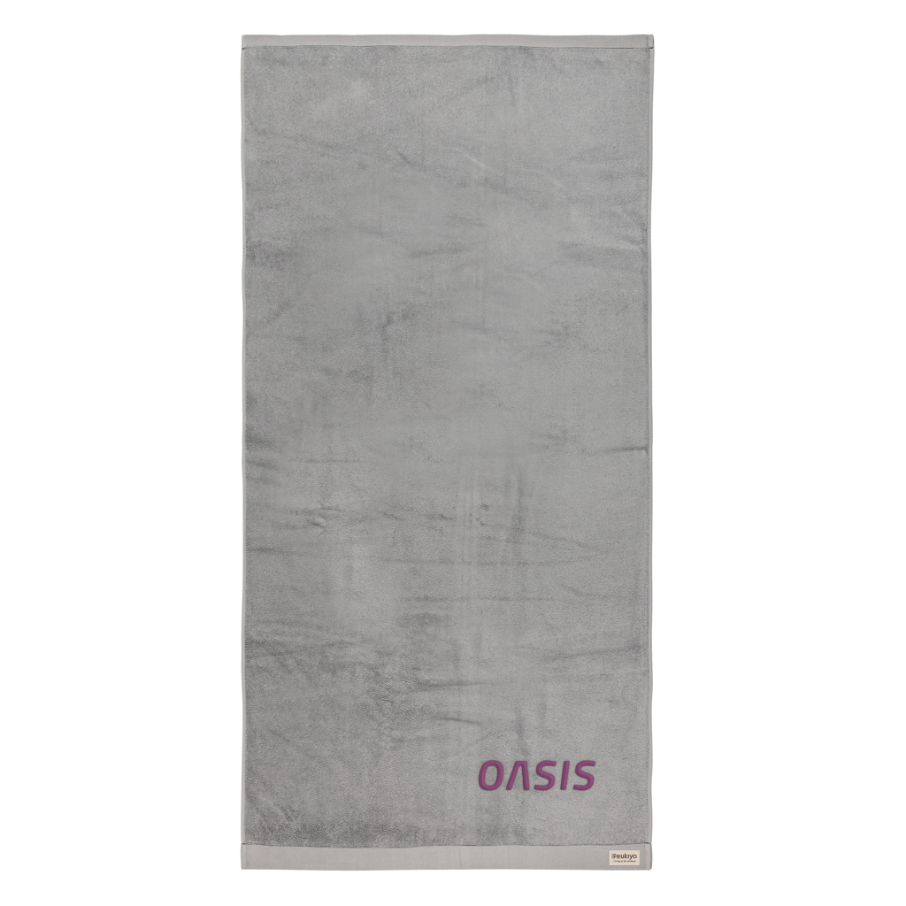 Ukiyo Sakura AWARE™ Badetuch 70 × 140 cm mit Stickerei