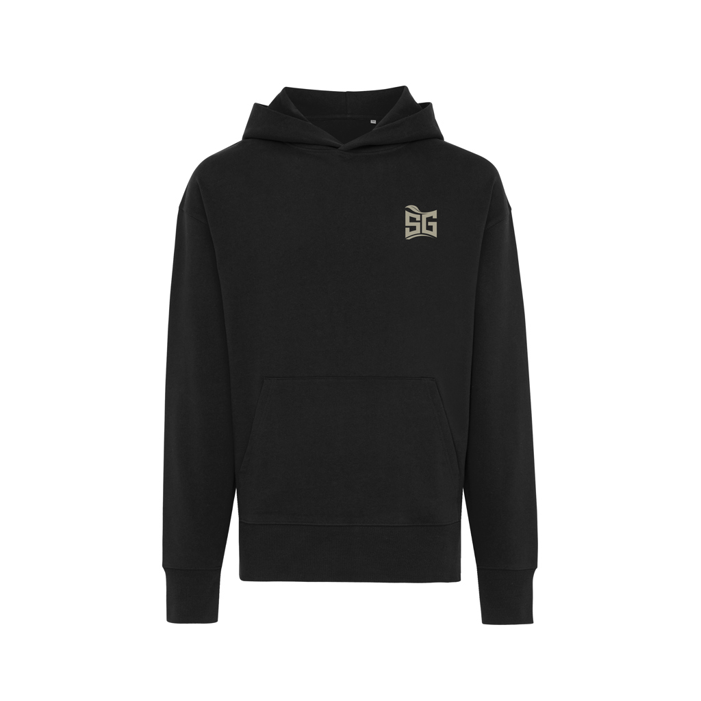 iqoniq Yoho Relax-Hoodie 340 g/m² aus 50 % recycelter & 50 % Bio-Baumwolle, bestickbar & bedruckbar