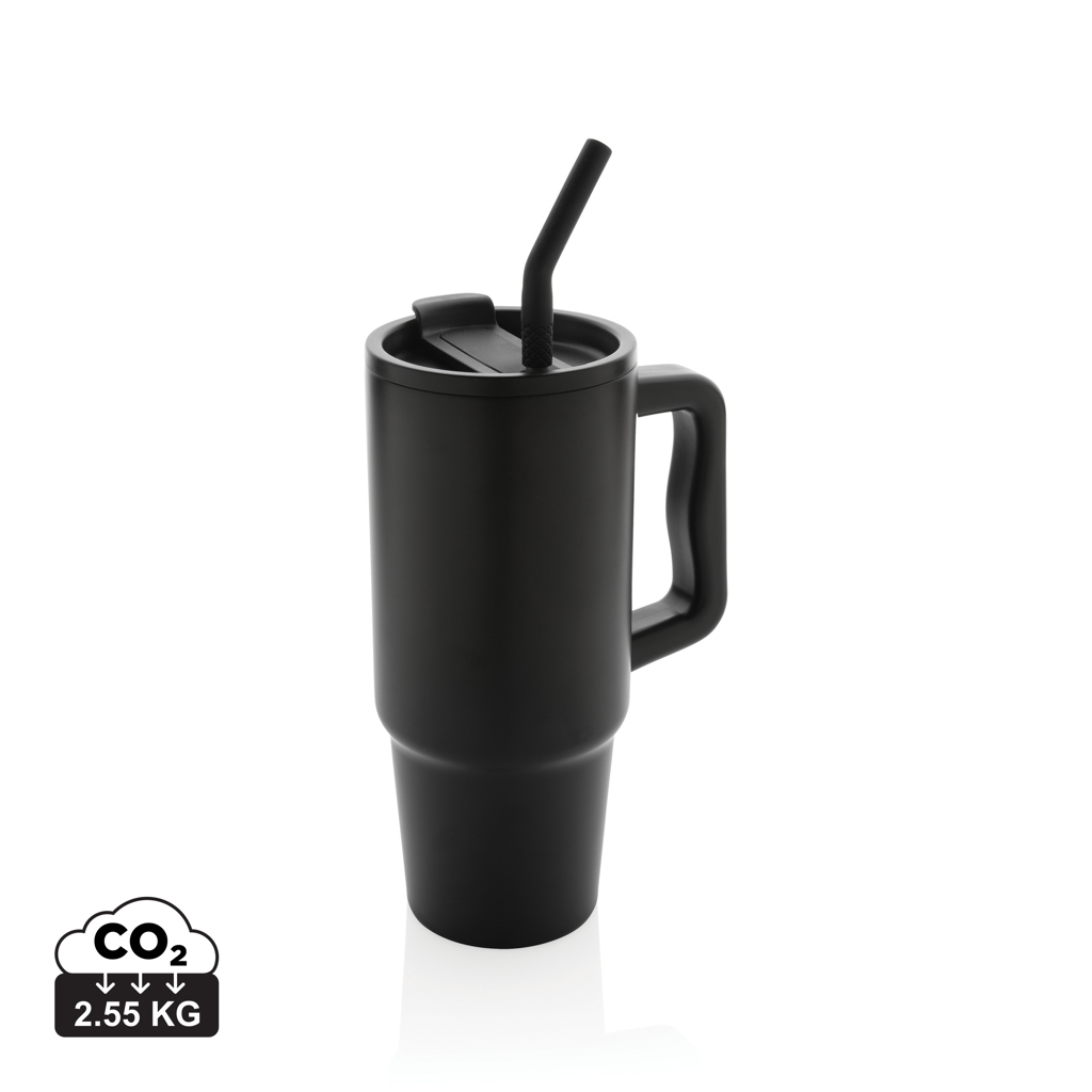 XD Collection Embrace Deluxe Thermobecher 900 ml aus RCS-recyceltem Edelstahl, gravur- und druckfähig