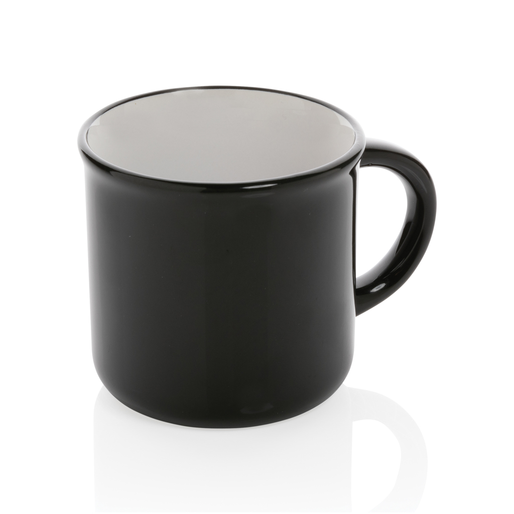 Vintage Keramiktasse 280 ml mit Logo (XD Collection) Vintage Keramiktasse 280 ml mit Logo (XD Collection)