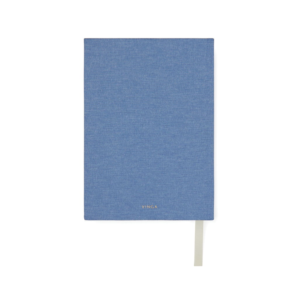 VINGA „One Memory a Day” Journal A5 aus 83 % GRS-Recyclingpapier mit Logo-Veredelung