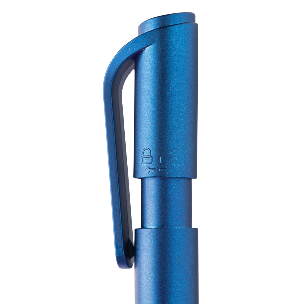 TwistLock Kugelschreiber aus recyceltem ABS – Sicherer Werbeartikel mit Logo