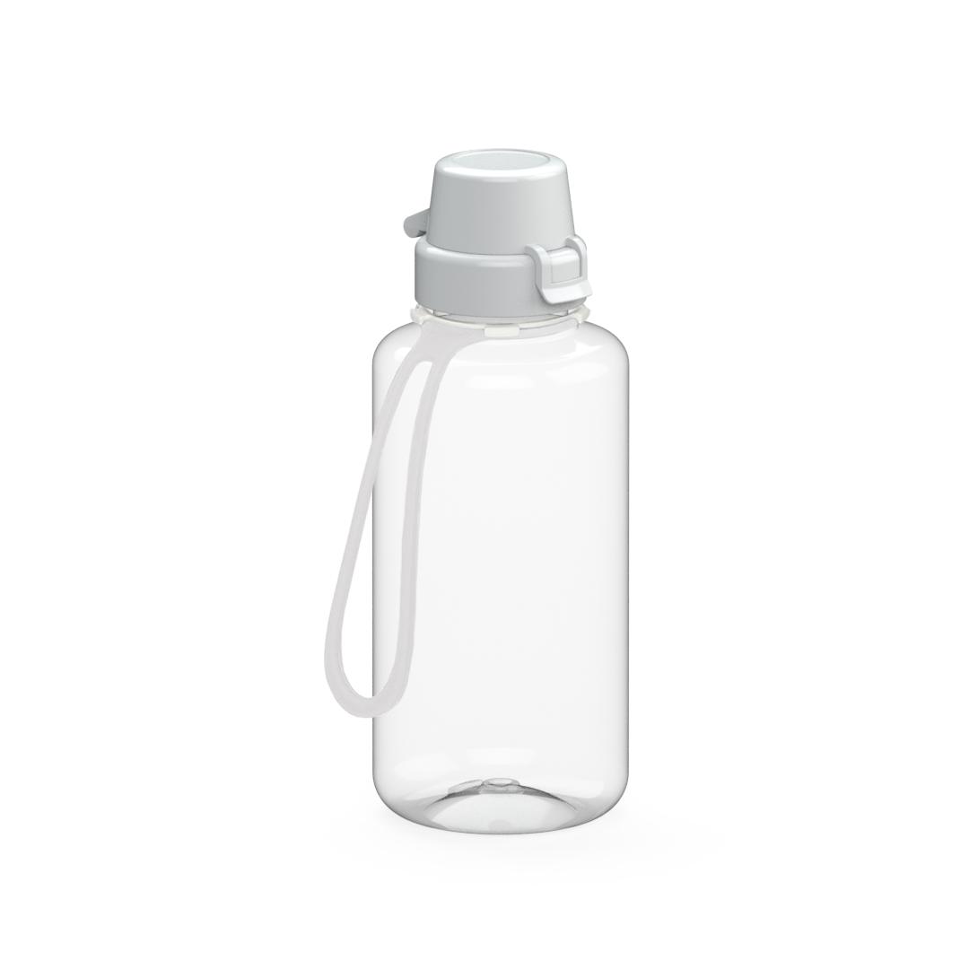 Trinkflasche "School", 700 ml, inkl. Strap – transparent Trinkflasche "School", 700 ml, inkl. Strap – transparent