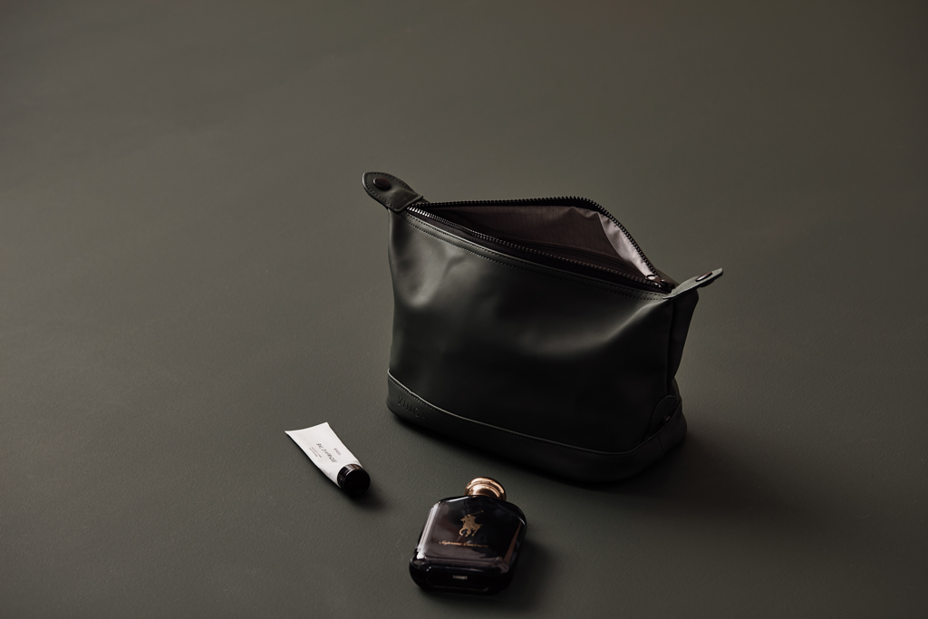 VINGA Baltimore Kosmetiktasche aus PU-Material, bedruckbar mit Logo