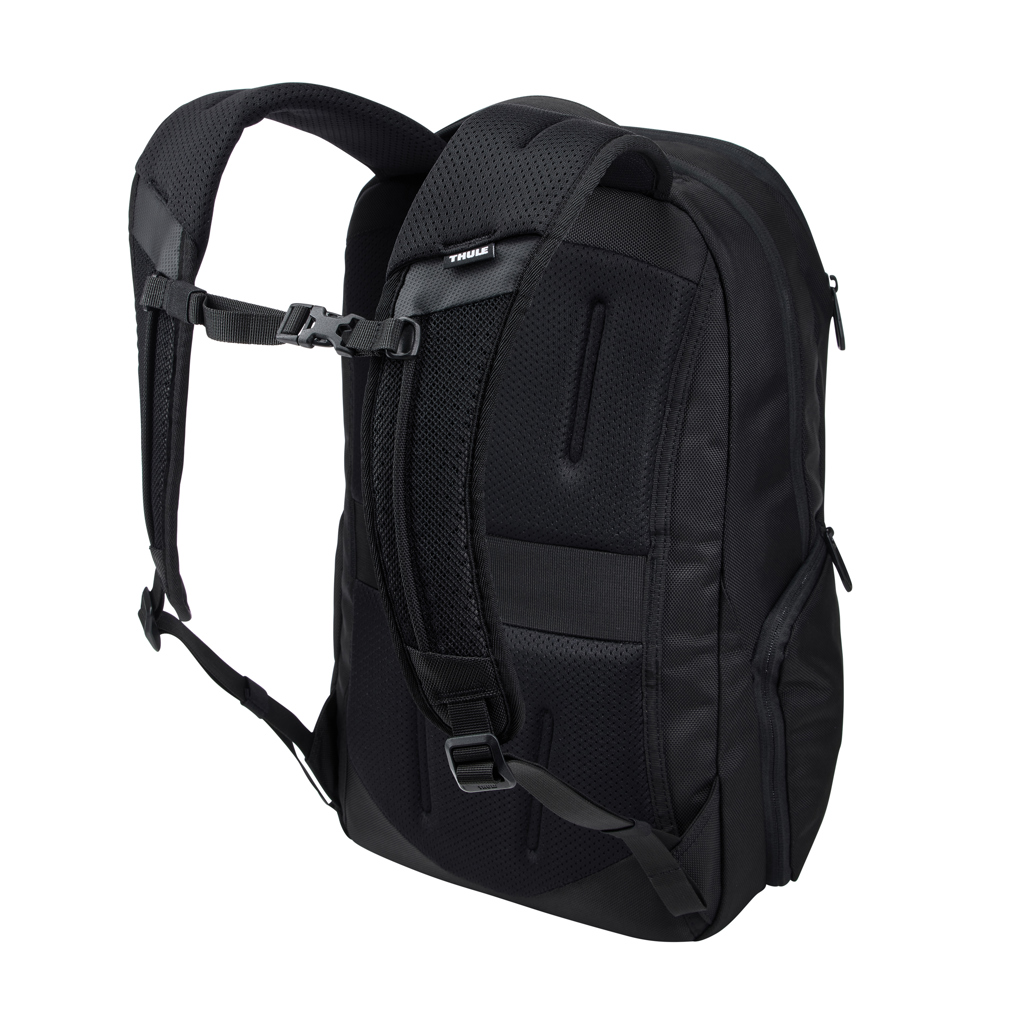 Thule Accent Laptop-Rucksack 23 L aus recyceltem PET mit Logo