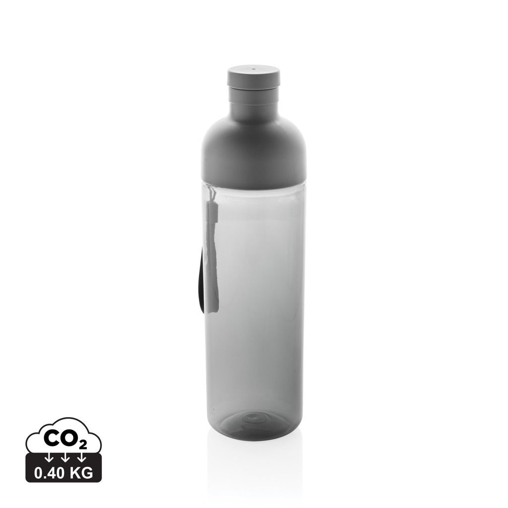 XD Collection Impact Trinkflasche 600 ml aus 65 % recyceltem PET (rPET), RCS-zertifiziert, mit Logo bedruckbar
