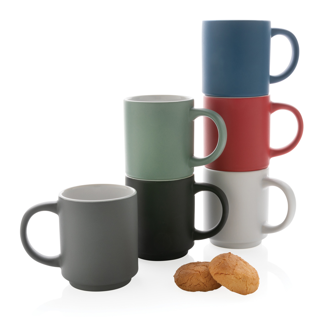 Keramik-Stapeltasse 180ml, spülmaschinenfest – weiß Keramik-Stapeltasse 180ml, spülmaschinenfest – weiß