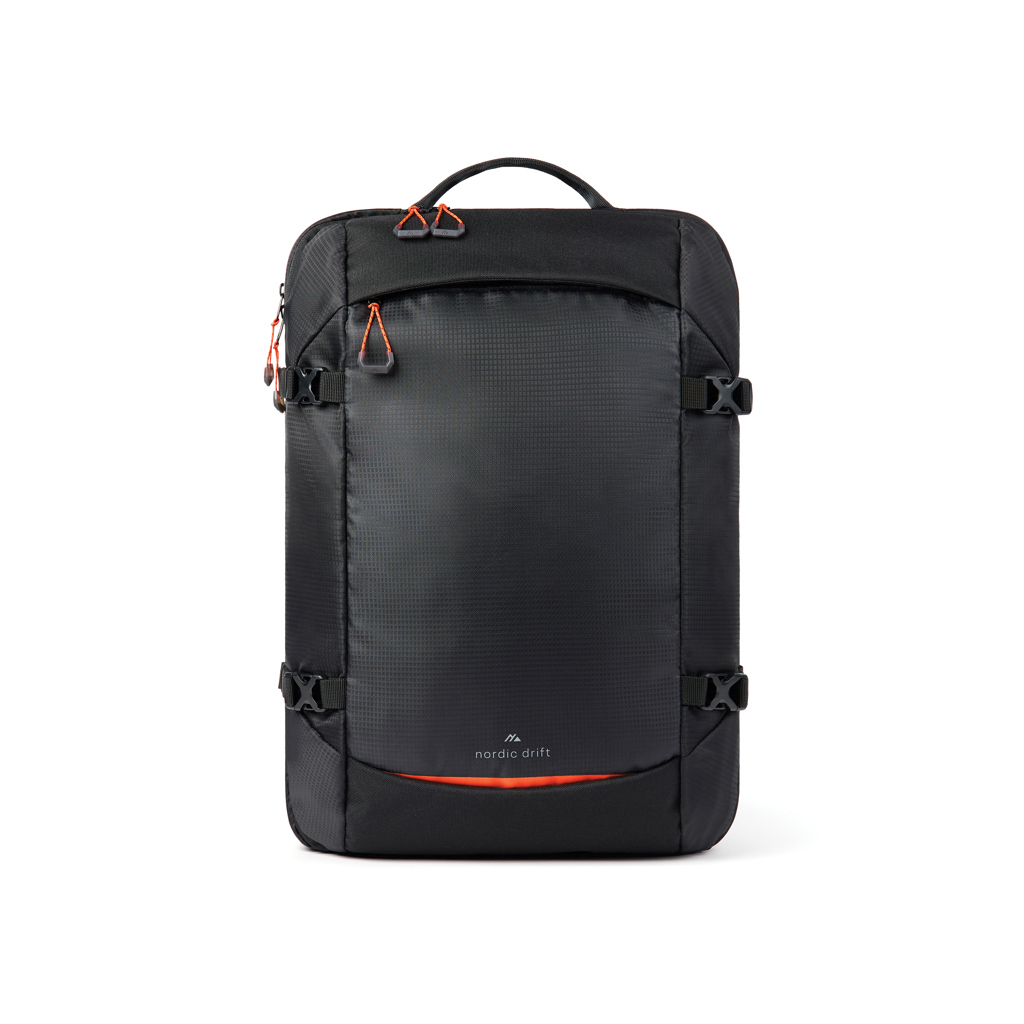 Nordic Drift RCS Traveling Rucksack 25L, recyceltes PET, mit Logo bedruckbar