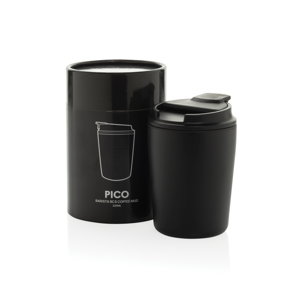 XD Xclusive Pico Barista RCS Kaffeetasse 220 ml in Geschenkbox mit Logo XD Xclusive Pico Barista RCS Kaffeetasse 220 ml in Geschenkbox mit Logo