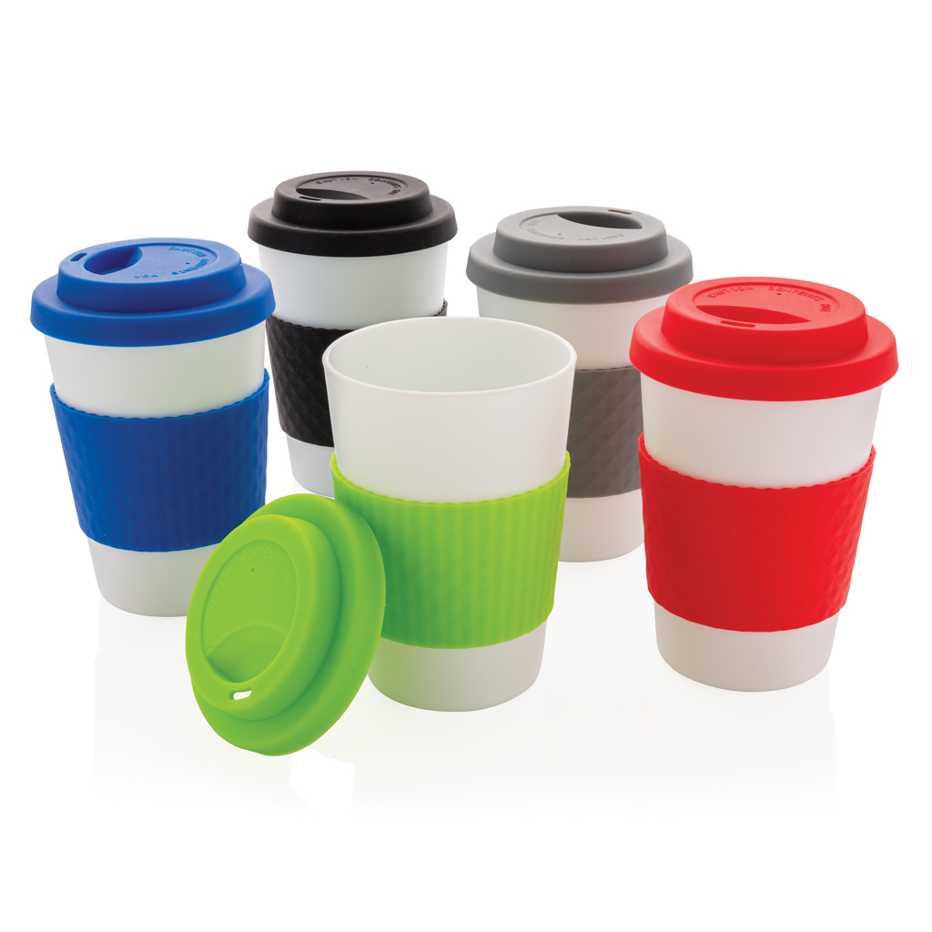 Wiederverwendbarer Kaffeebecher 270 ml mit Silikondeckel — XD Collection