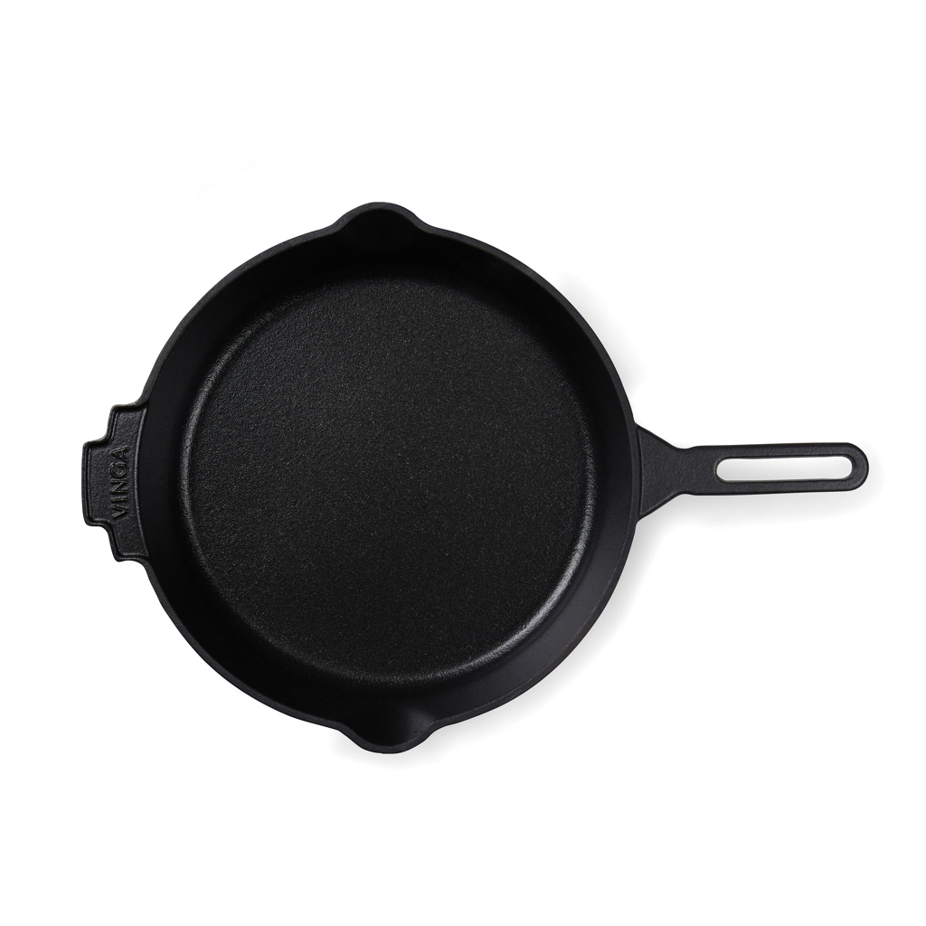 VINGA Monte Ardoise Bratpfanne 27 cm aus Gusseisen, mit Logo veredelbar