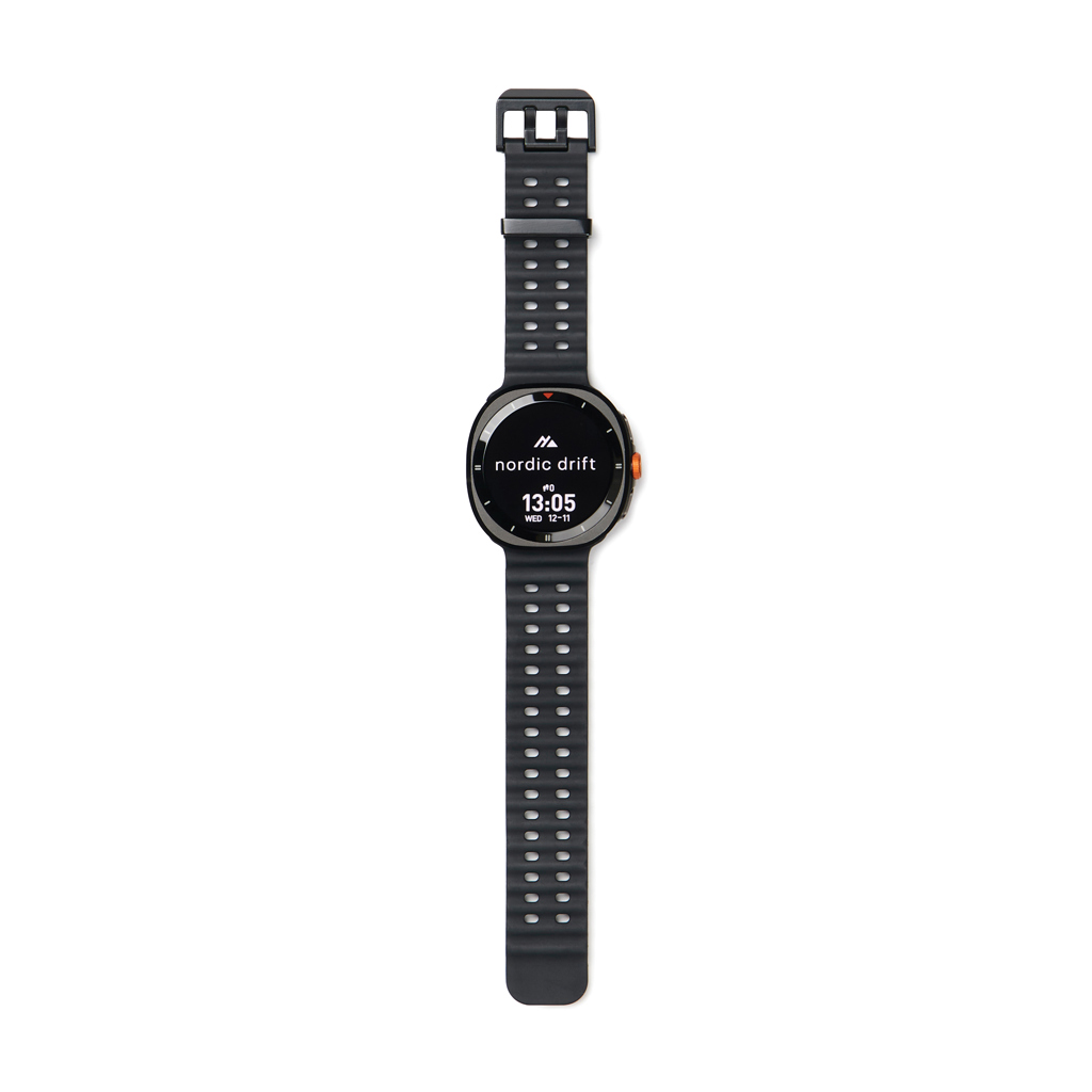 Nordic Drift Titan High Performance Smartwatch mit AMOLED-Display und Lasergravur
