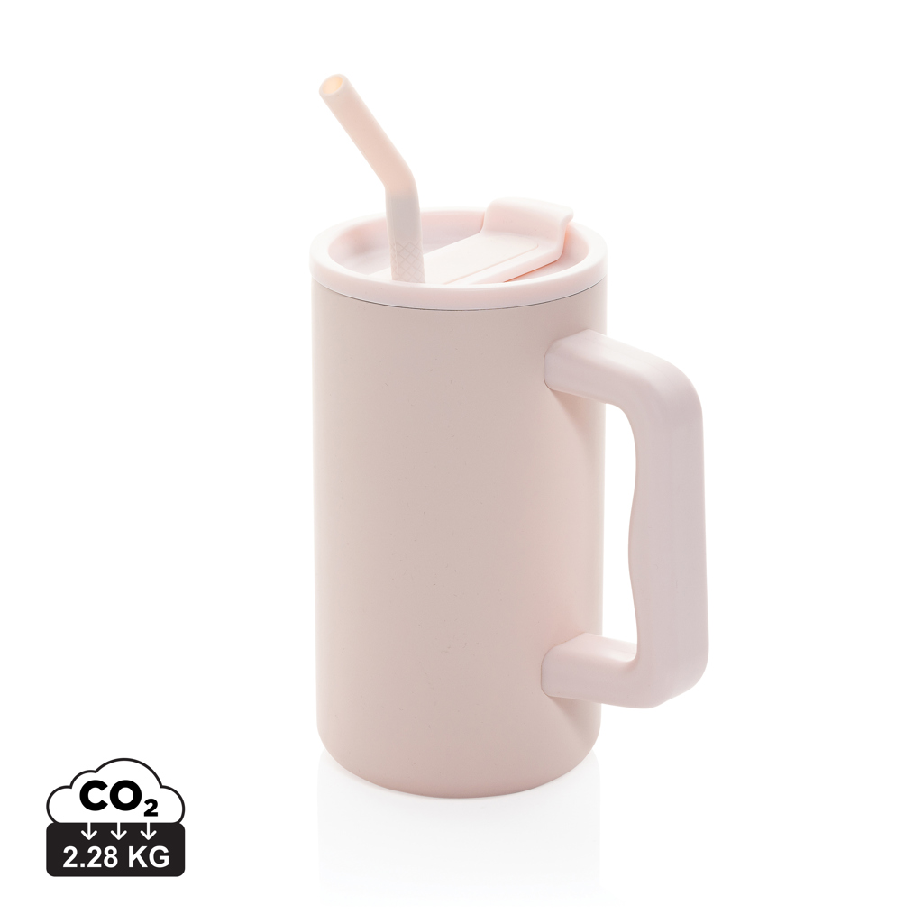 Cube Becher 800ml aus RCS-recyceltem Edelstahl — bedruckbar