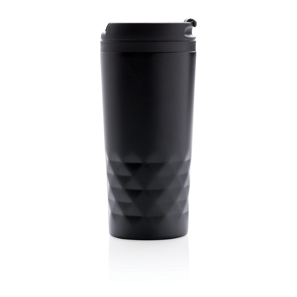XD Collection Geometrischer Becher 300 ml aus Edelstahl mit Logo bedruckbar