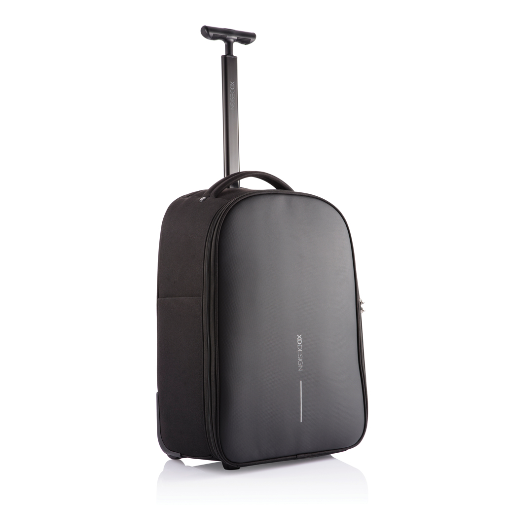 Bobby Rucksack Trolley XD Design – Anti-Diebstahl-Rucksack & Trolley aus recyceltem PET, bedruckbar Bobby Rucksack Trolley XD Design – Anti-Diebstahl-Rucksack & Trolley aus recyceltem PET, bedruckbar