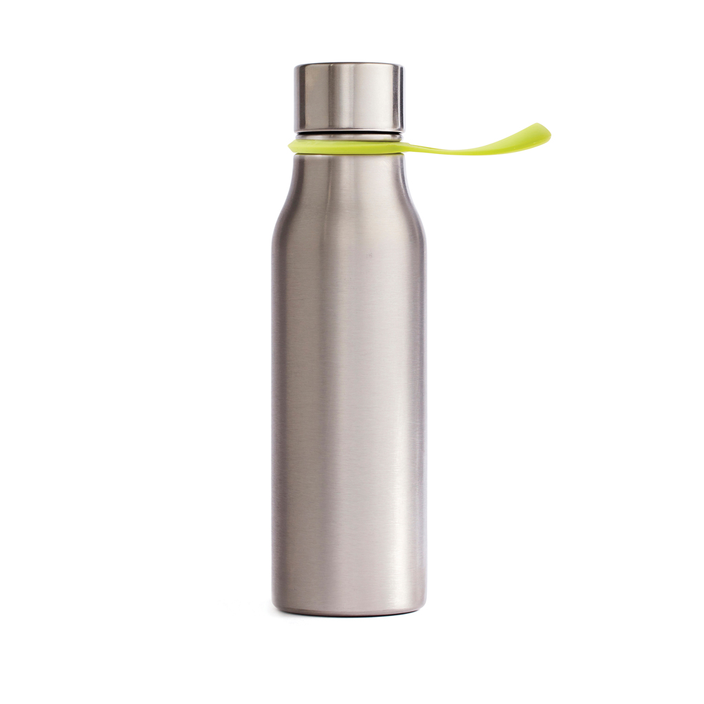 Edelstahl Trinkflasche 550 ml – robust & leicht, limone