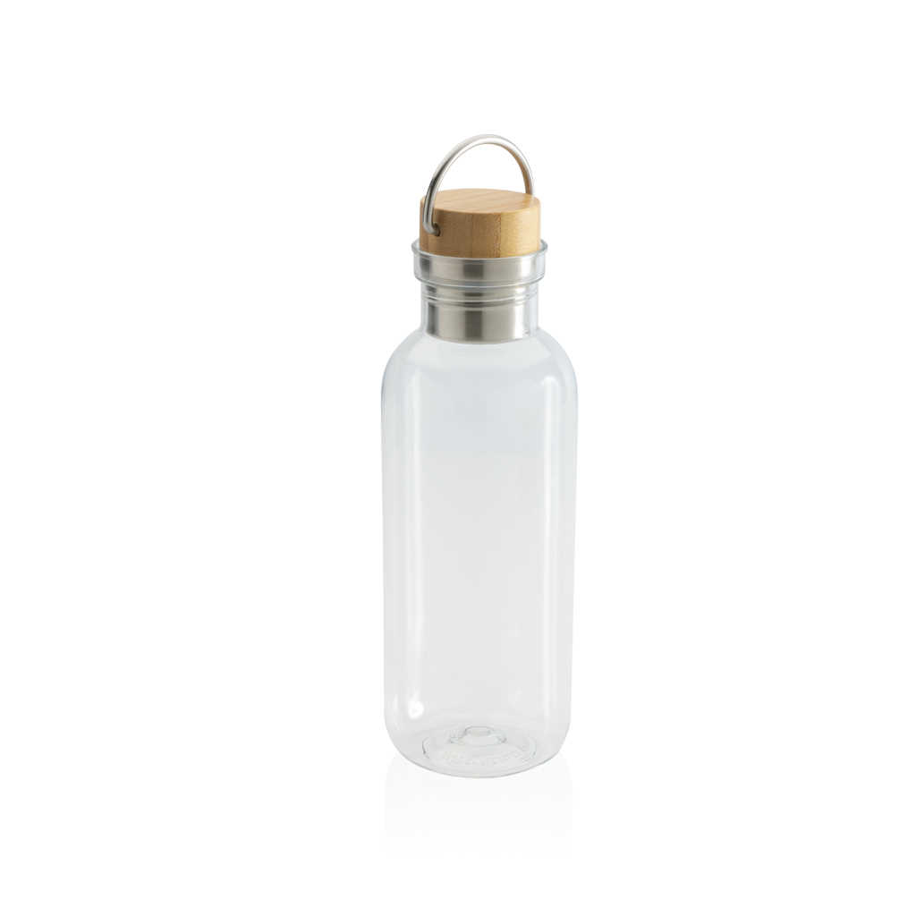 RCS rPET Trinkflasche mit FSC-Bambusdeckel und Griff, 680 ml — XD Collection RCS rPET Trinkflasche mit FSC-Bambusdeckel und Griff, 680 ml — XD Collection