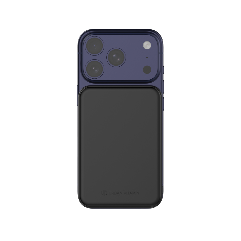 Urban Vitamin Pomona magnetische Powerbank 5000mAh Qi2.2 25W mit Logodruck