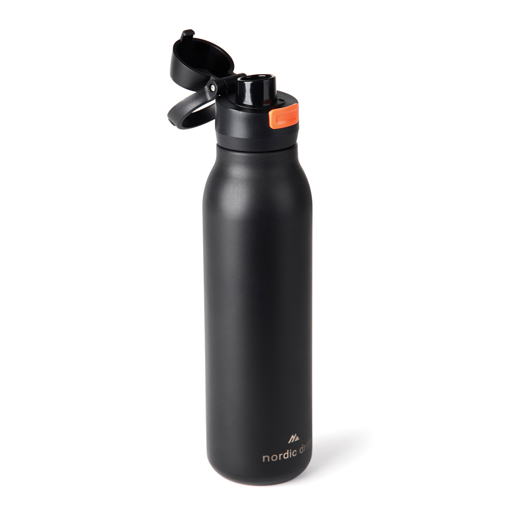 Nordic Drift Trail Wasserflasche 750ml aus 68 % recyceltem Edelstahl, RCS-zertifiziert, bedruckbar