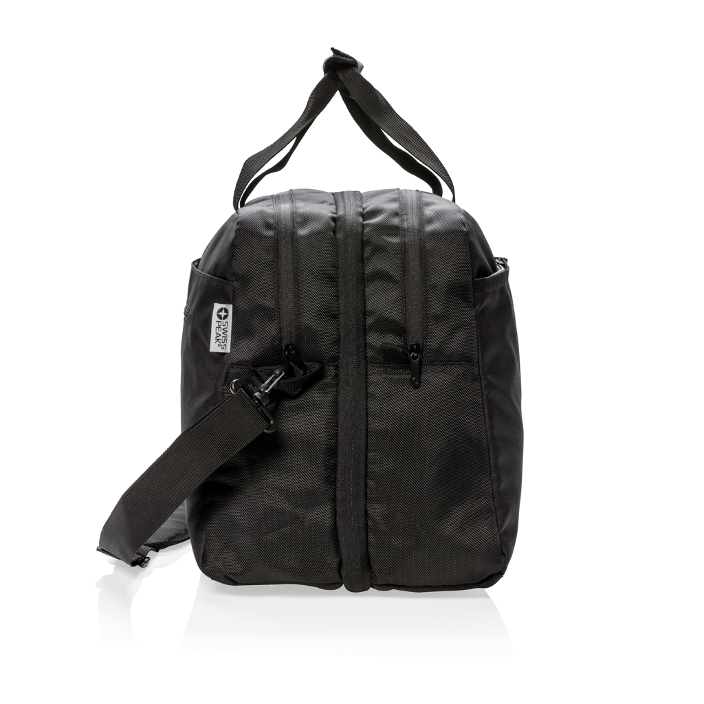 RFID Weekender mit Kofferöffnung PVC-frei 15.6'' schwarz