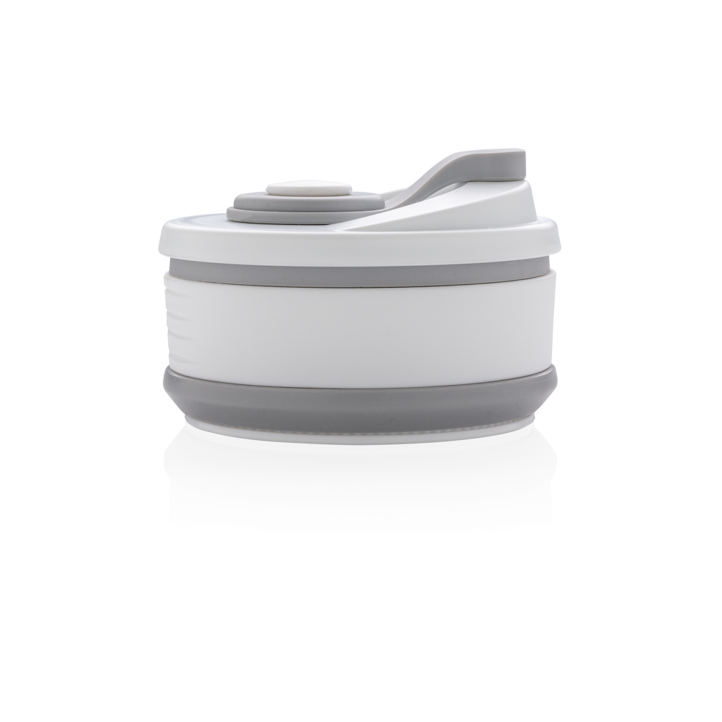 Faltbarer Silikon-Becher 350 ml, BPA-frei, bedruckbar