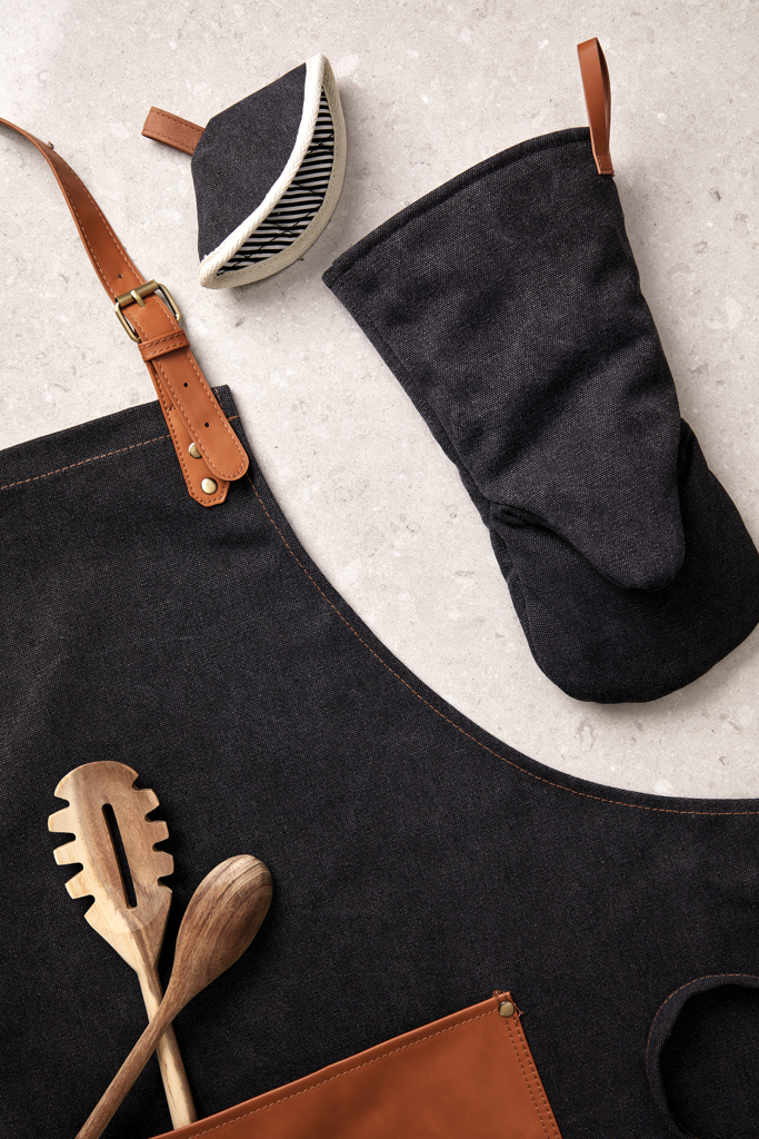 VINGA Asado Ofenhandschuh aus Baumwolle, wattiert, bedruckbar mit Logo