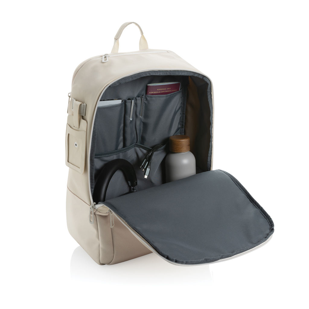 Armond AWARE RPET 15,6'' Deluxe Laptop-Rucksack mit Logodruck
