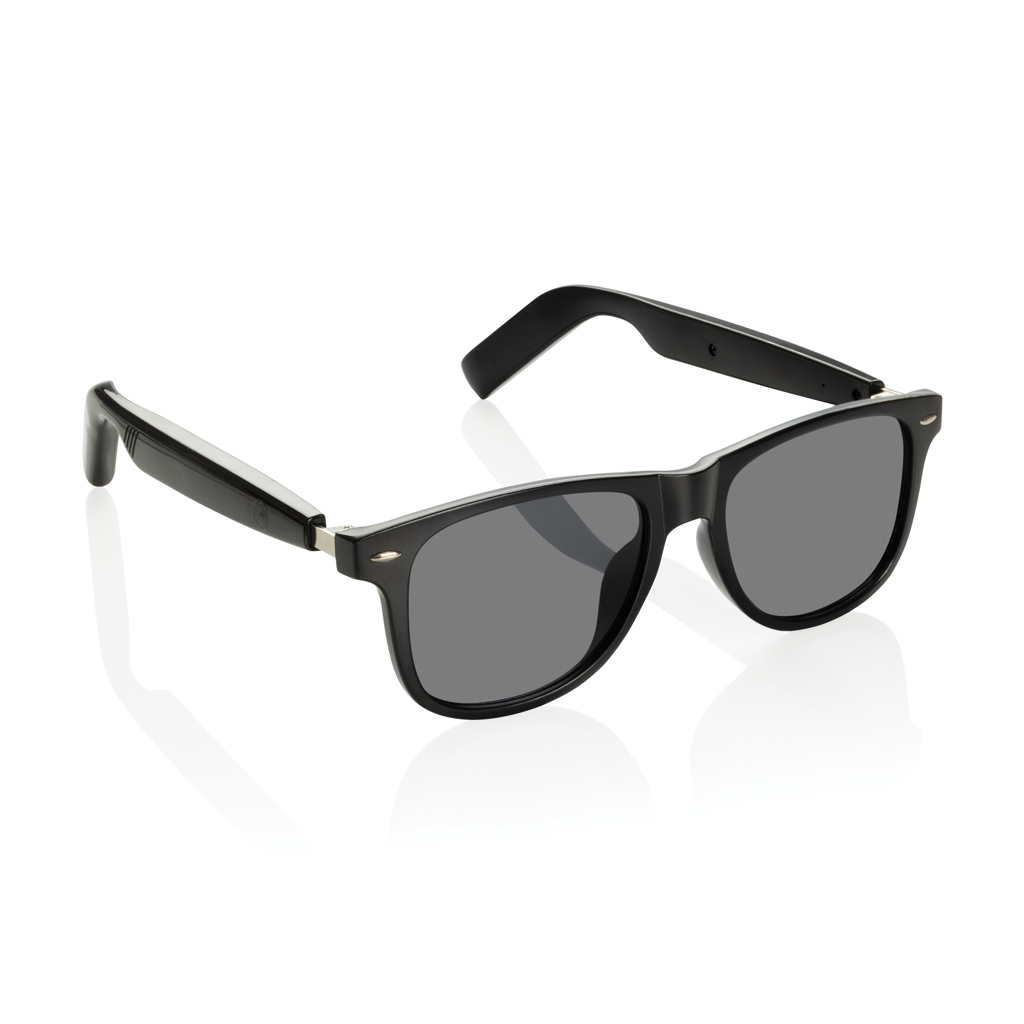 XD Collection Miro KI-Audiobrille mit Übersetzungsfunktion und UV400-Gläsern – mit Logo XD Collection Miro KI-Audiobrille mit Übersetzungsfunktion und UV400-Gläsern – mit Logo