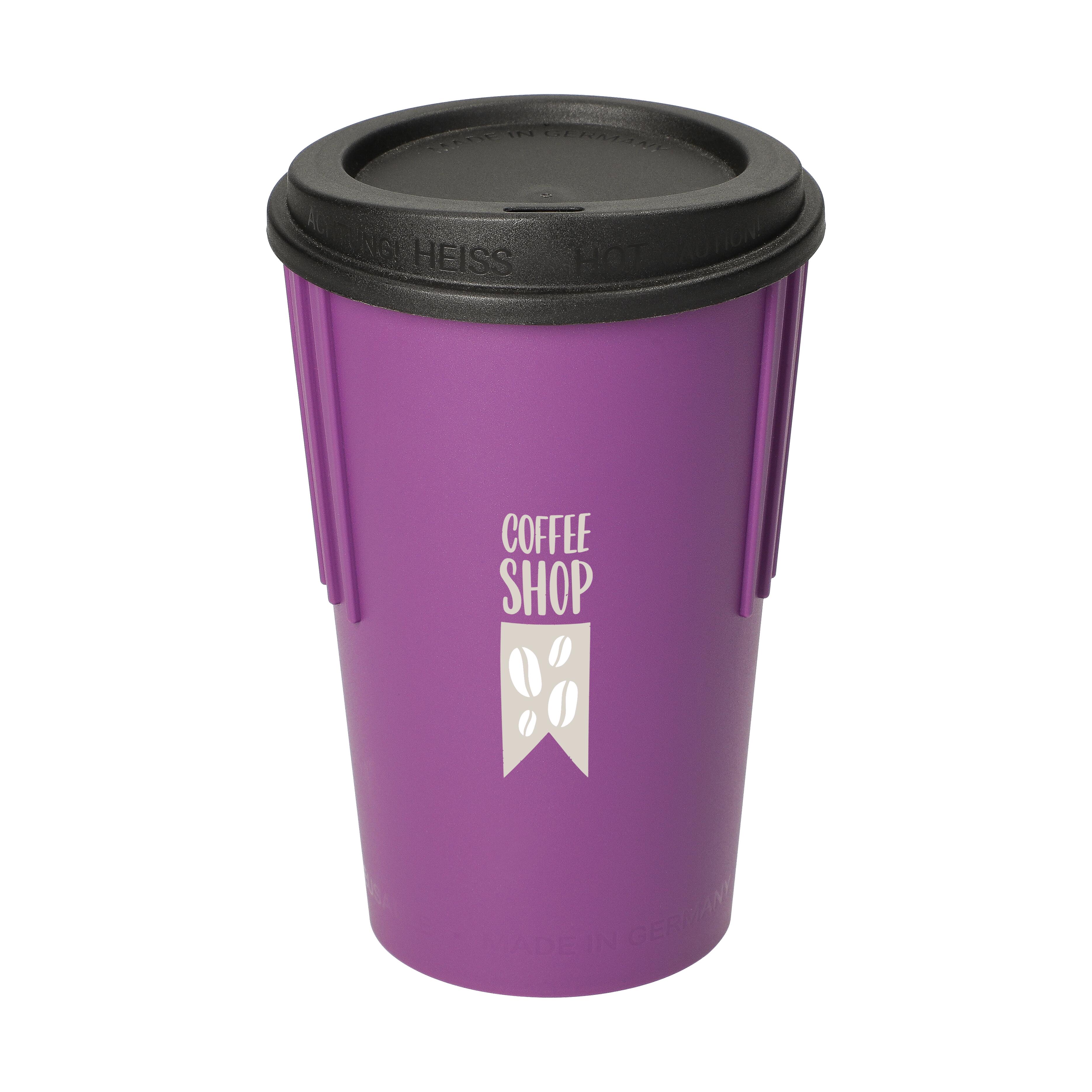 Riffel-Kaffeebecher "ToGo", 300 ml – DET4 Riffel-Kaffeebecher "ToGo", 300 ml