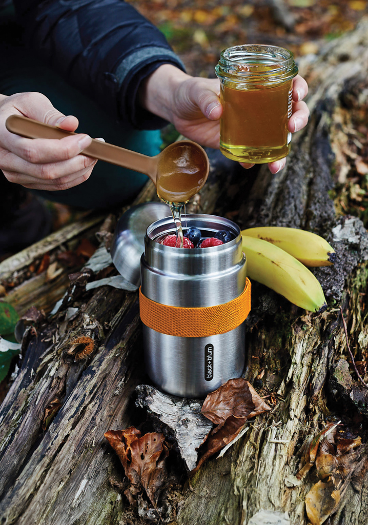 Black+Blum Food Flask 400 ml — vakuumisolierte Edelstahl-Thermobox mit Schöpflöffel
