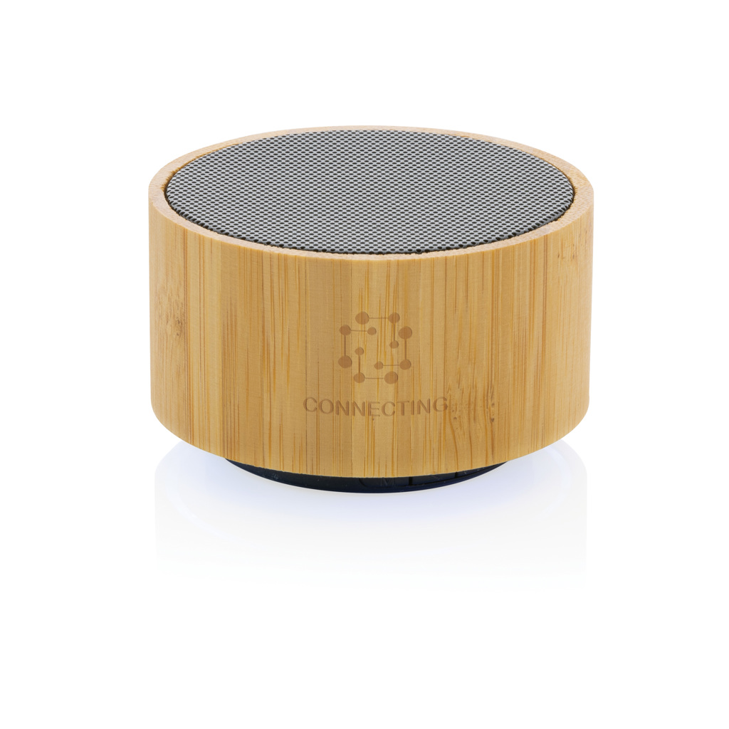 Kabelloser 3W-Bluetooth-Lautsprecher Bambus FSC und rABS Kabelloser 3W-Bluetooth-Lautsprecher Bambus FSC und rABS