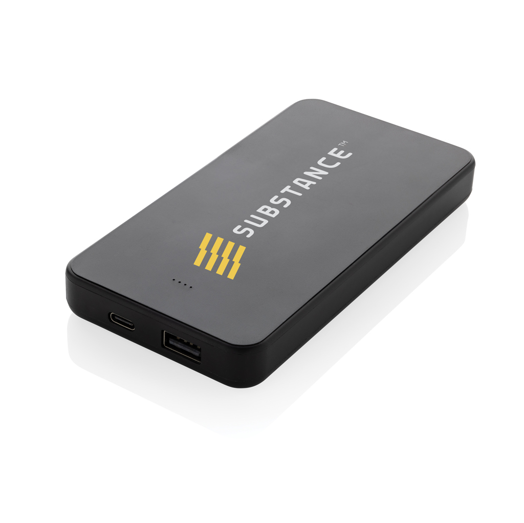 XD Collection Boostcore 10.000mAh Powerbank aus RCS-recyceltem ABS, USB-C & USB-A, bedruckbar
