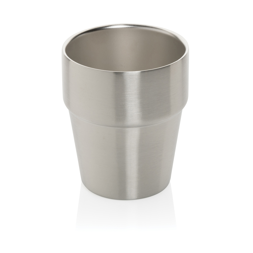 Clark Doppelwandige RCS Kaffeetasse 300 ml aus recyceltem Edelstahl Clark Doppelwandige RCS Kaffeetasse 300 ml aus recyceltem Edelstahl