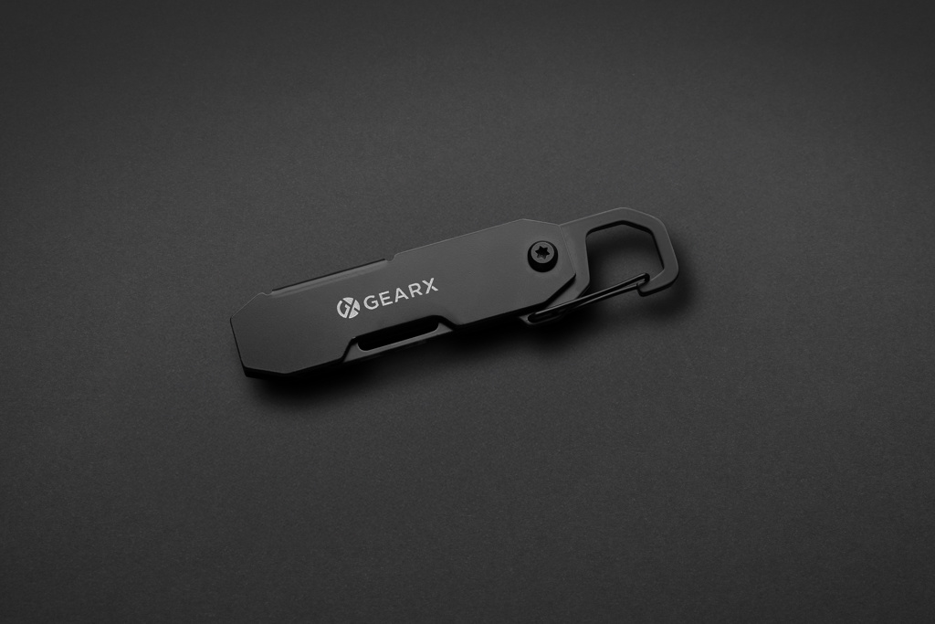 Gear X faltbares EDC-Multitool 11-in-1 aus Edelstahl mit Karabiner