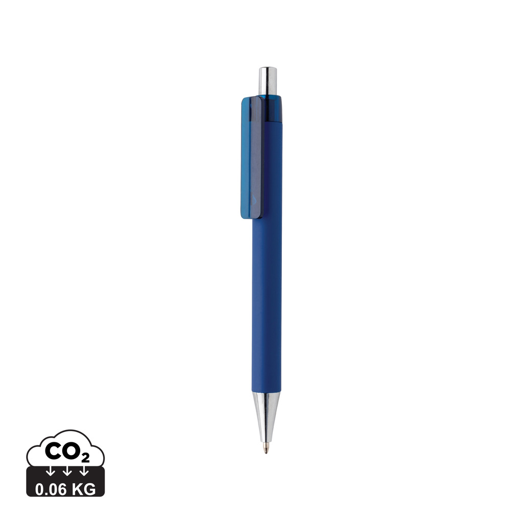 X8 Kugelschreiber Smooth-Touch, Dokumental – navy blau X8 Kugelschreiber Smooth-Touch, Dokumental – navy blau