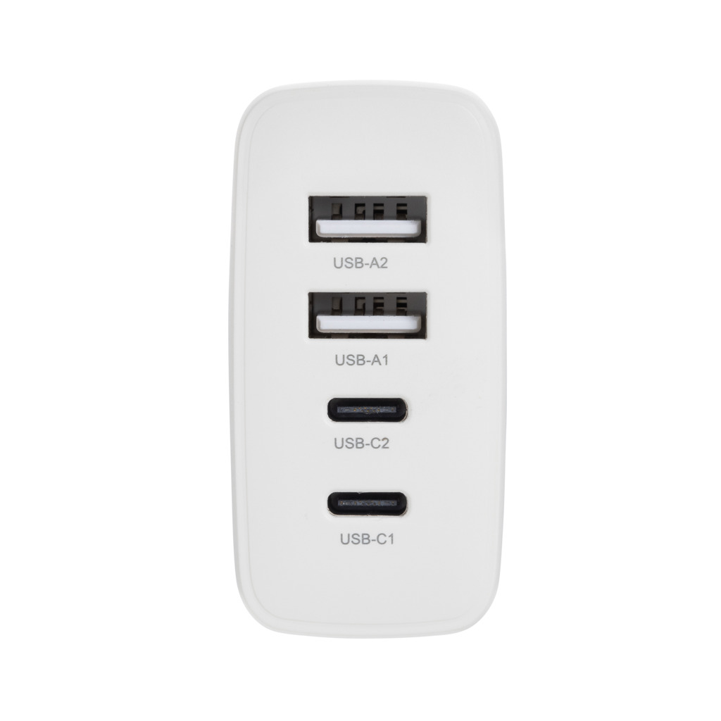 RCS-zertifiziert: 57% recycelt USB-C Reiseadapter, weiß RCS-zertifiziert: 57% recycelt USB-C Reiseadapter, weiß