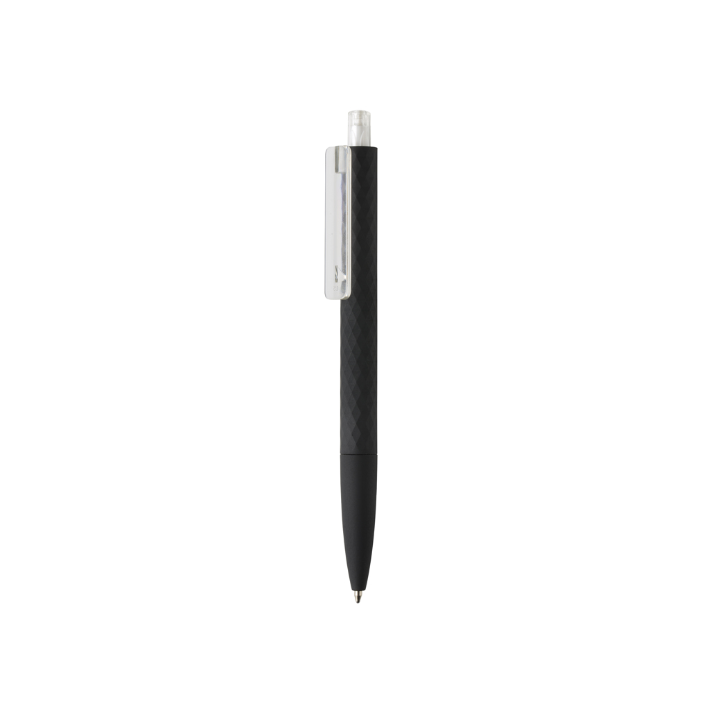 X3 Black Kugelschreiber mit Smooth-Touch aus RCS-recyceltem ABS