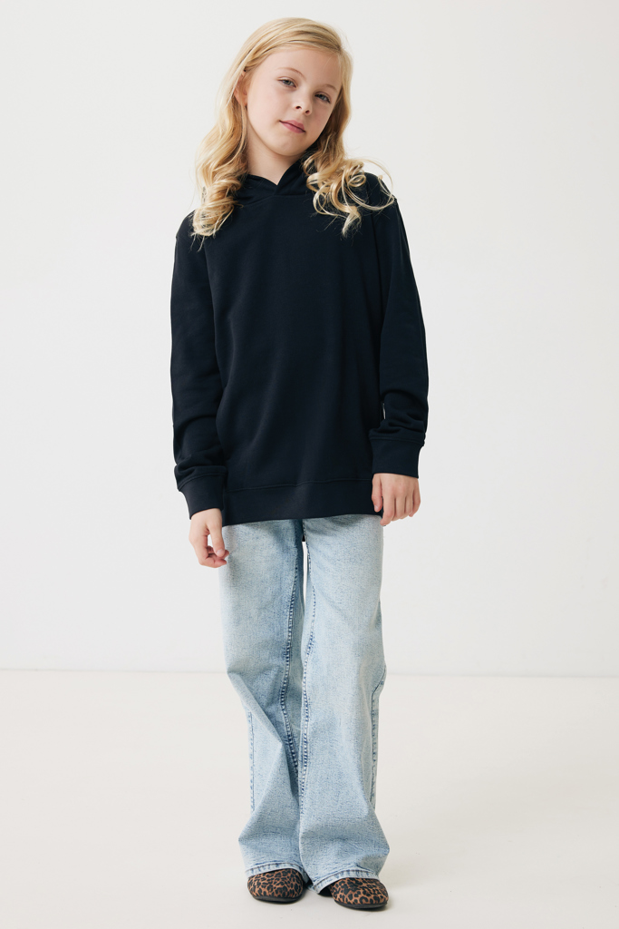 IQONIQ Yengo Kids Hoodie aus Bio- und recycelter Baumwolle, bedruckbar