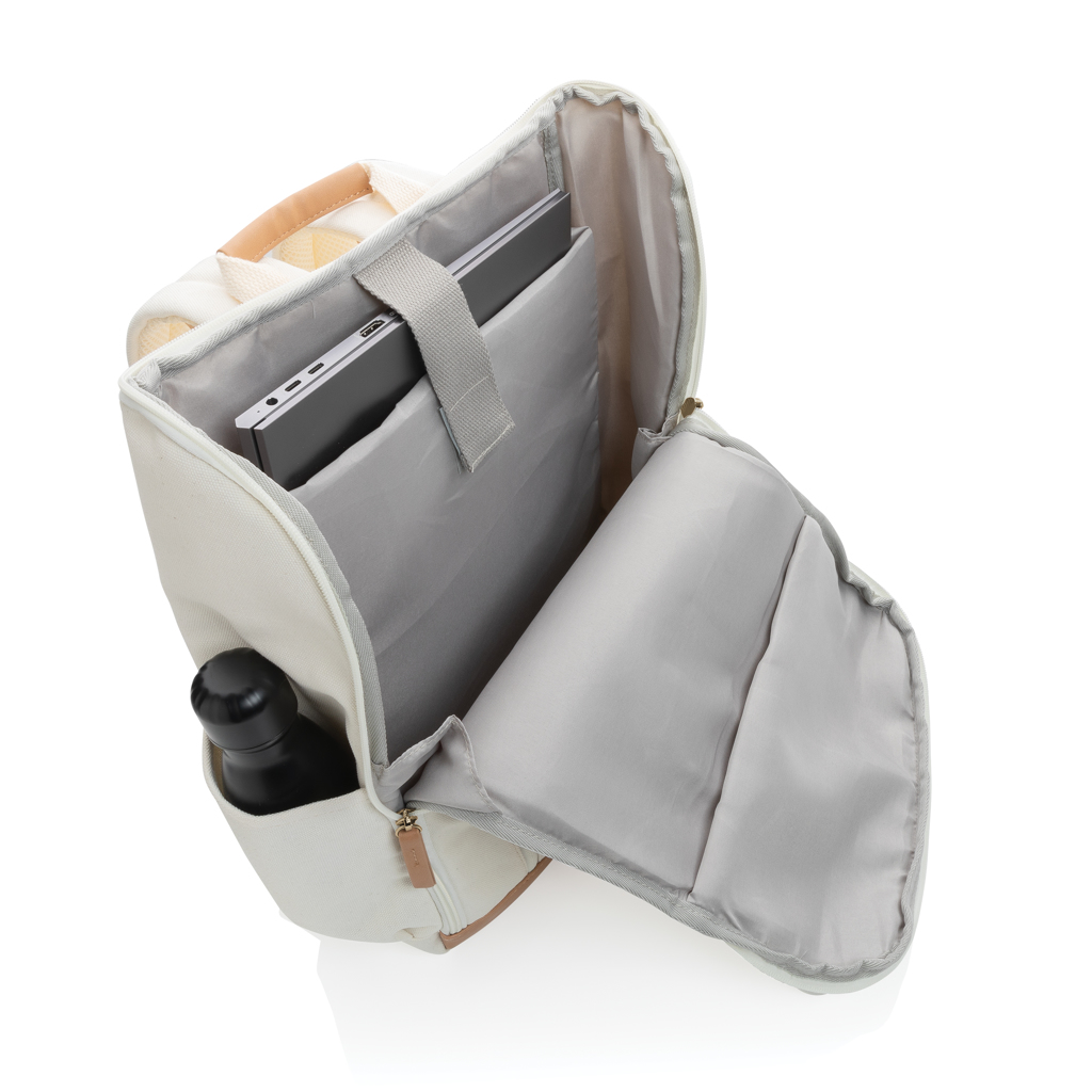 Impact AWARE™ 16 oz. Laptop-Rucksack 15 Zoll aus recyceltem Canvas, bedruckbar
