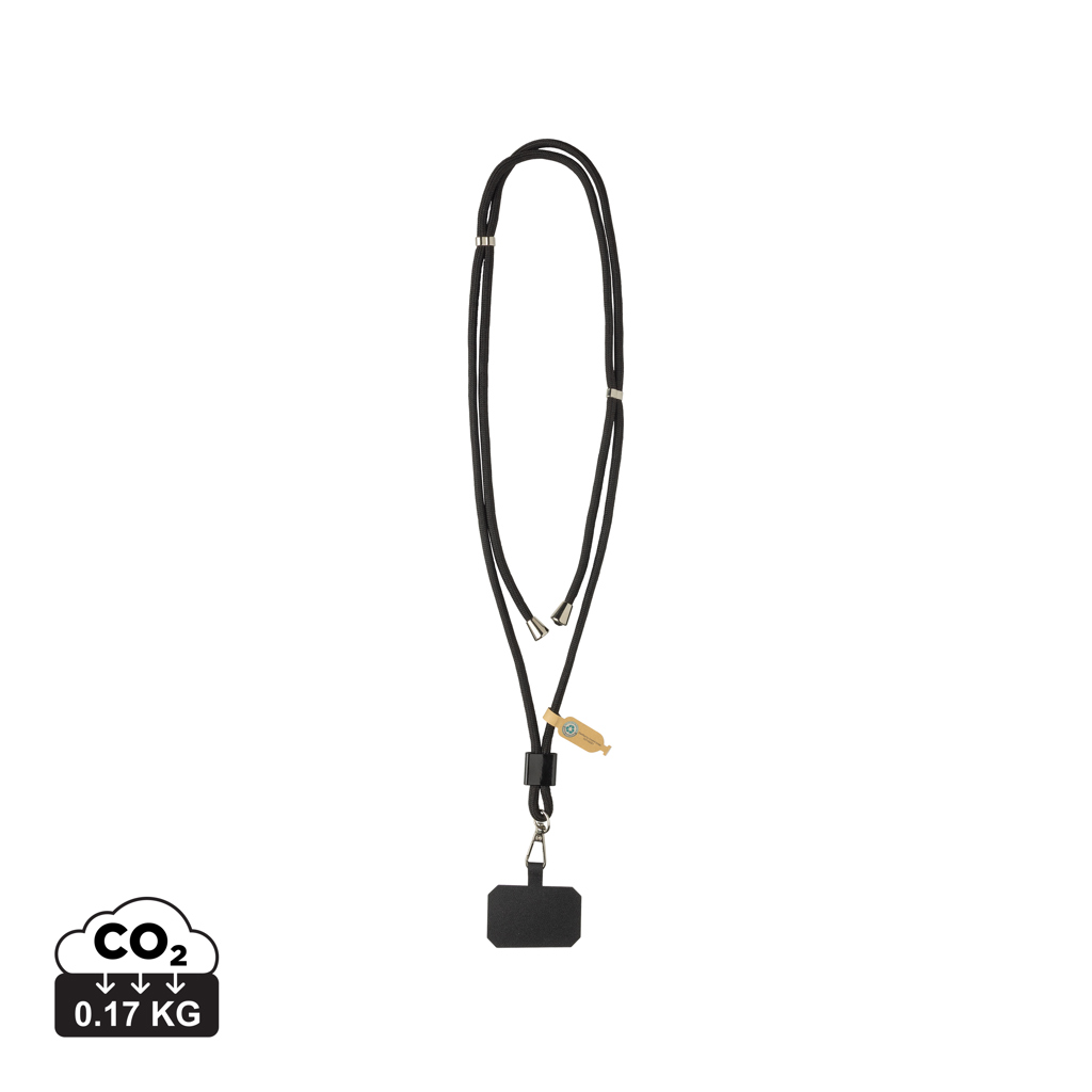 CarryLoop rPET Handyband RCS-zertifiziert, schwarz CarryLoop rPET Handyband RCS-zertifiziert, schwarz