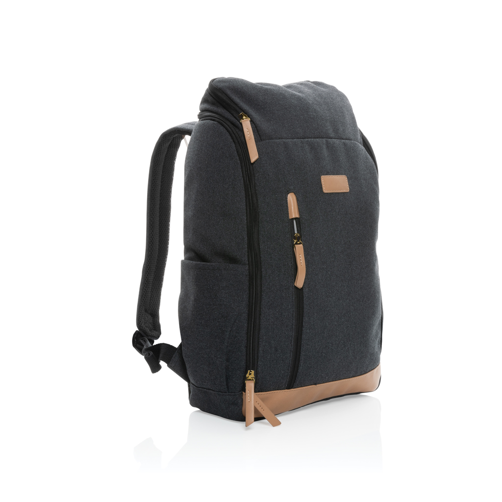 Impact AWARE™ 16 oz. Laptop-Rucksack 15 Zoll aus recyceltem Canvas, bedruckbar