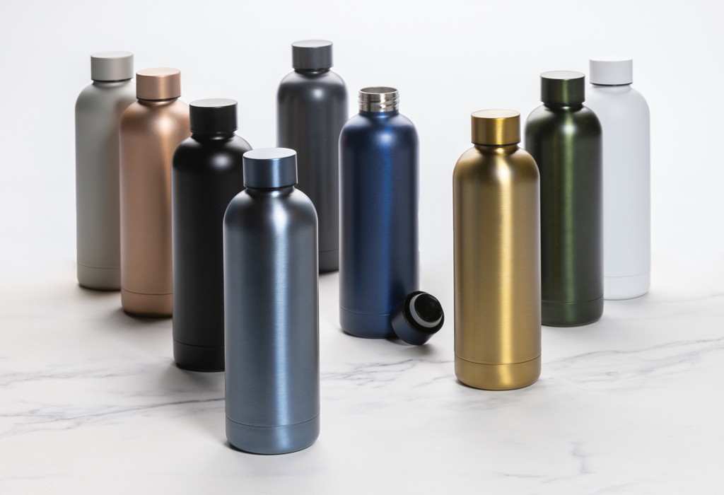 XD Collection Impact Vakuumflasche 500 ml aus 80 % recyceltem Edelstahl (RCS)