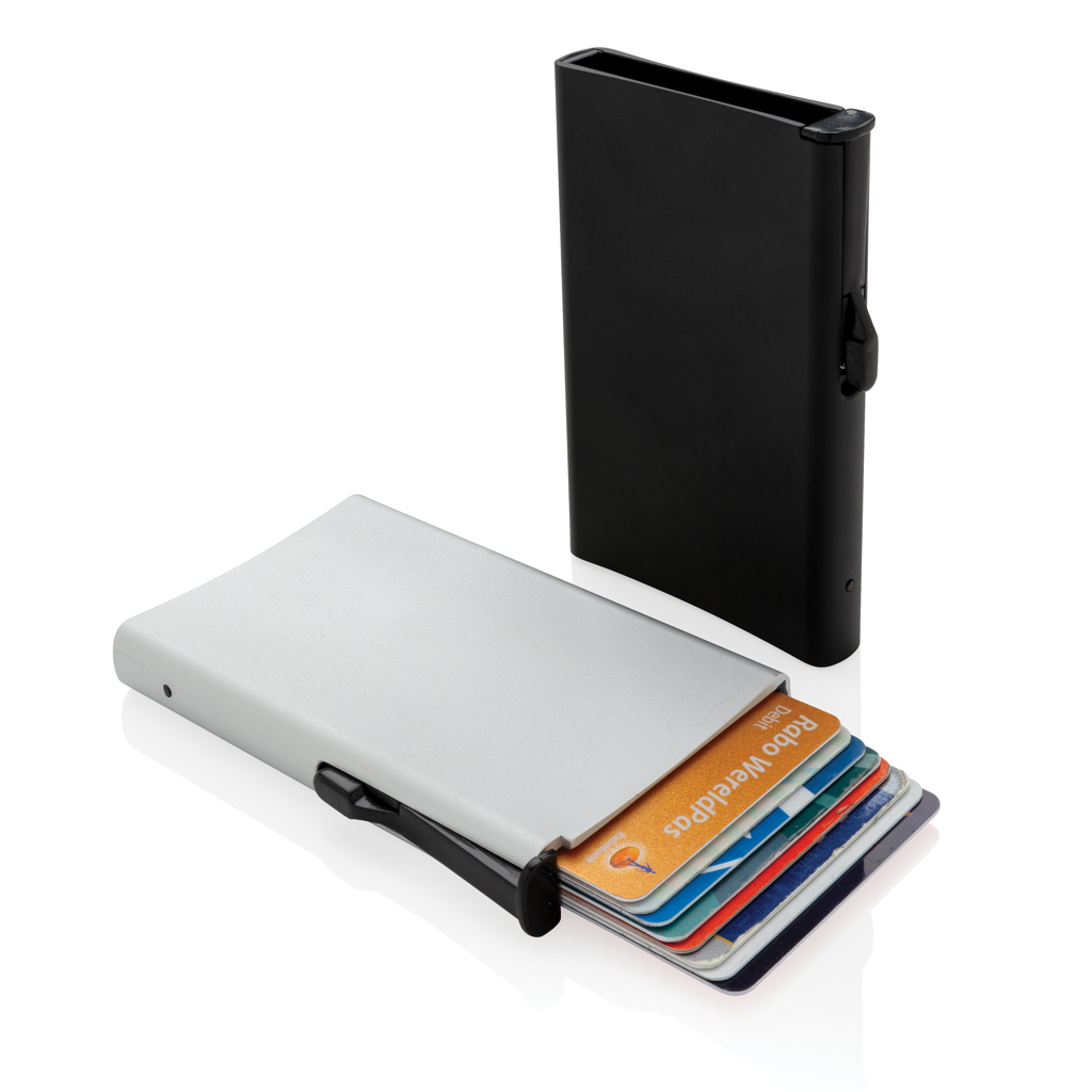 Aluminium RFID Kartenhalter mit Easy-Slider – XD Collection Aluminium RFID Kartenhalter mit Easy-Slider – XD Collection