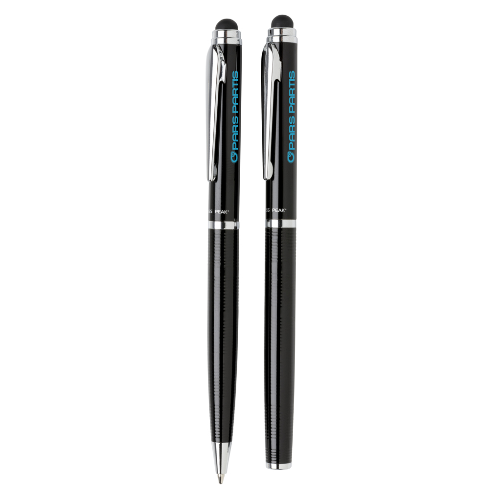 Swiss Peak Deluxe Schreibset Stylus Kugelschreiber und Rollerball Metall Swiss Peak Deluxe Schreibset Stylus Kugelschreiber und Rollerball Metall