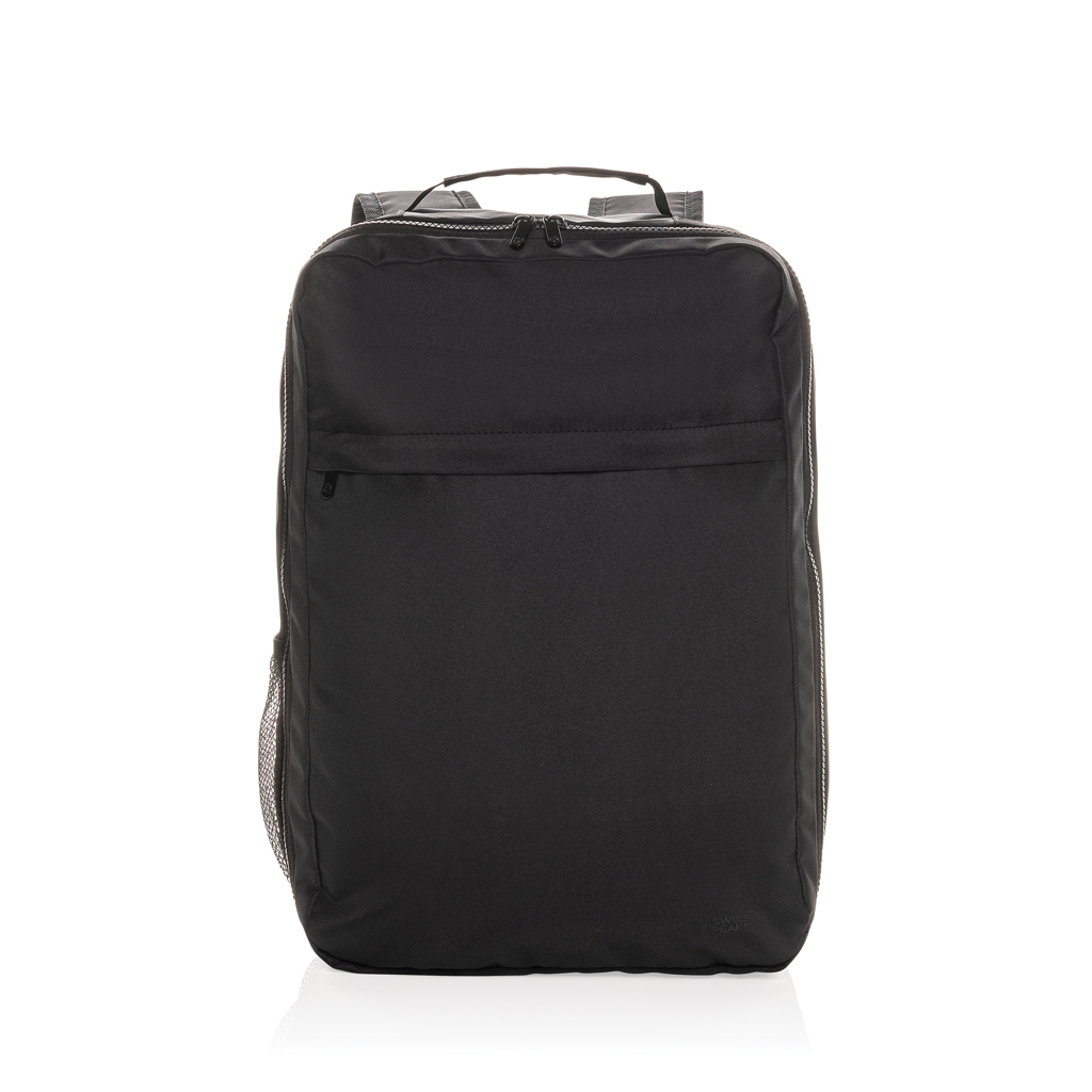 Swiss Peak Aware RPET Laptop-Rucksack 15,6 Zoll mit Logo-Druck