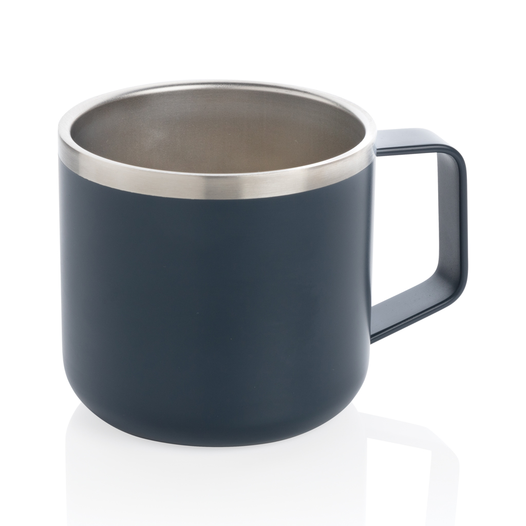 XD Collection Camping-Tasse Edelstahl 350 ml doppelwandig isoliert mit Logo XD Collection Camping-Tasse Edelstahl 350 ml doppelwandig isoliert mit Logo