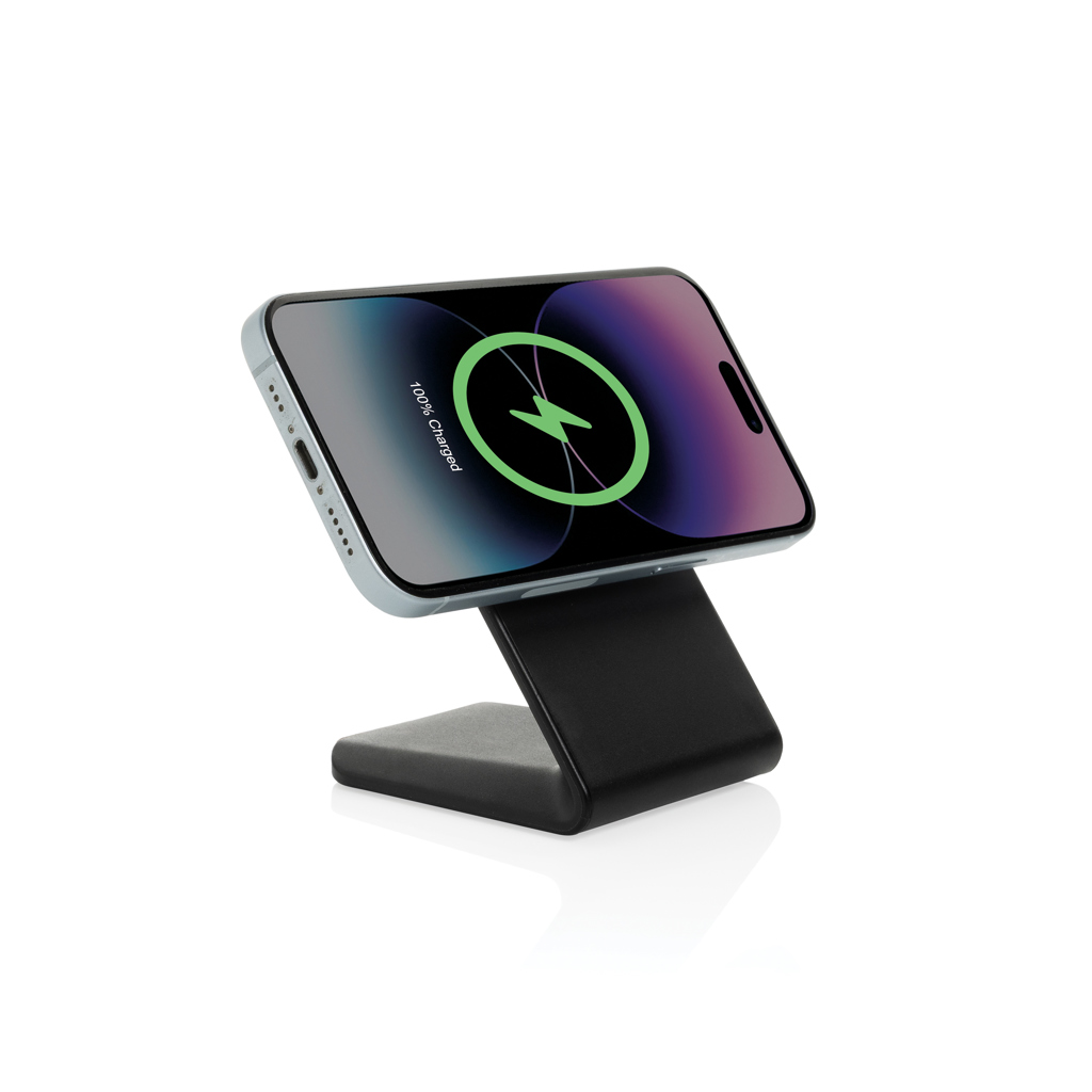 XD Collection VoltPerch 15W magnetischer Wireless Charger aus recyceltem ABS, bedruckbar XD Collection VoltPerch 15W magnetischer Wireless Charger aus recyceltem ABS, bedruckbar