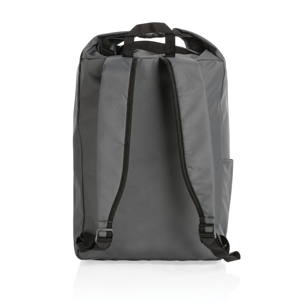 XD Collection Impact AWARE RPET Rolltop-Rucksack mit Logo bedruckbar XD Collection Impact AWARE RPET Rolltop-Rucksack mit Logo bedruckbar
